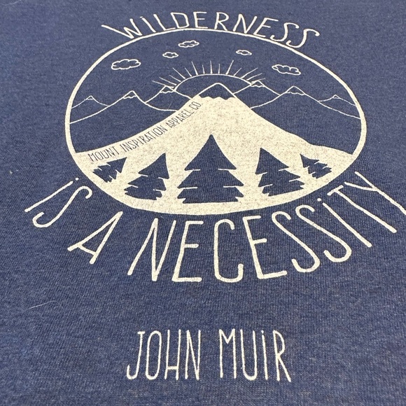 John Muir “NATURE IS A NECESSITY” Vintage And OUT OF PRINT T-Shirt - Picture 4 of 4